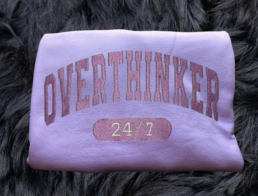 Overthinker 24/7 - purple and pink